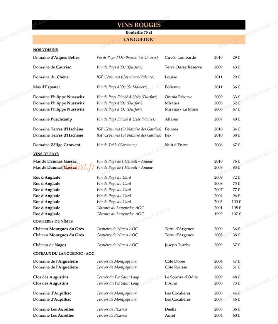 Le Ranquet — carte page 6