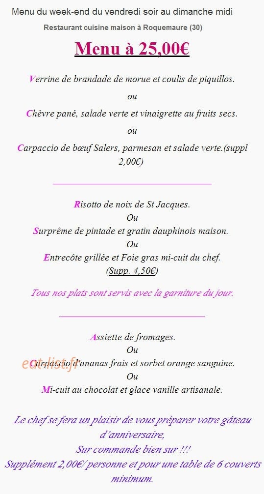 L'École Buissonnière — carte page 1