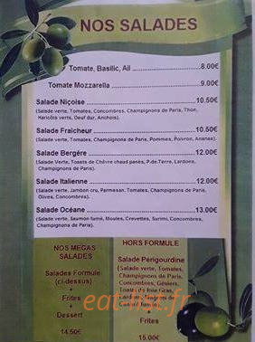 Bar Restaurant La Placette — carte page 2