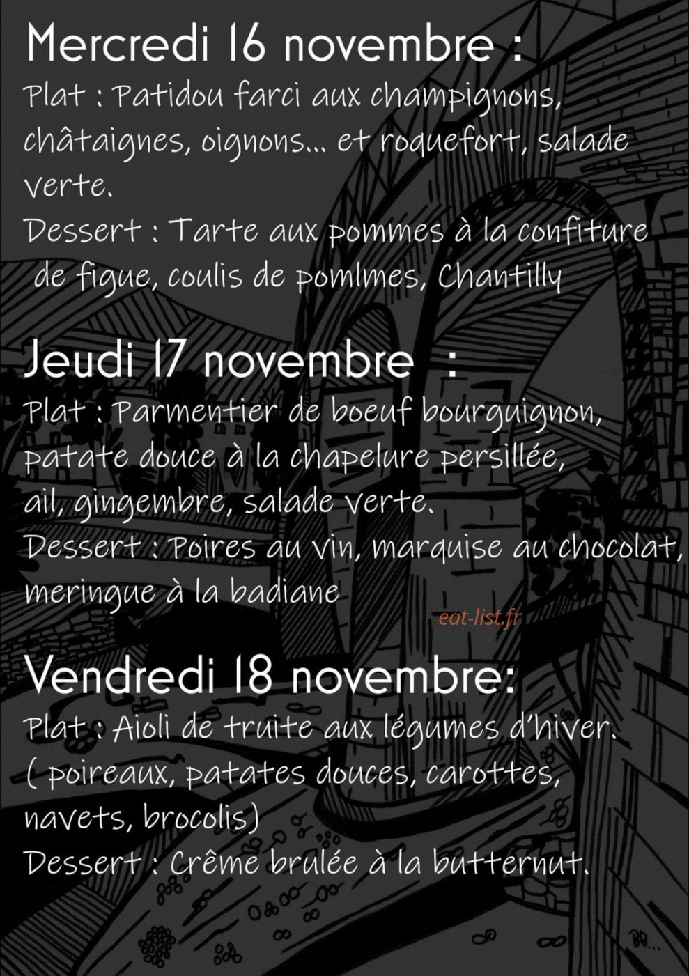 Bar LePradet — carte page 1