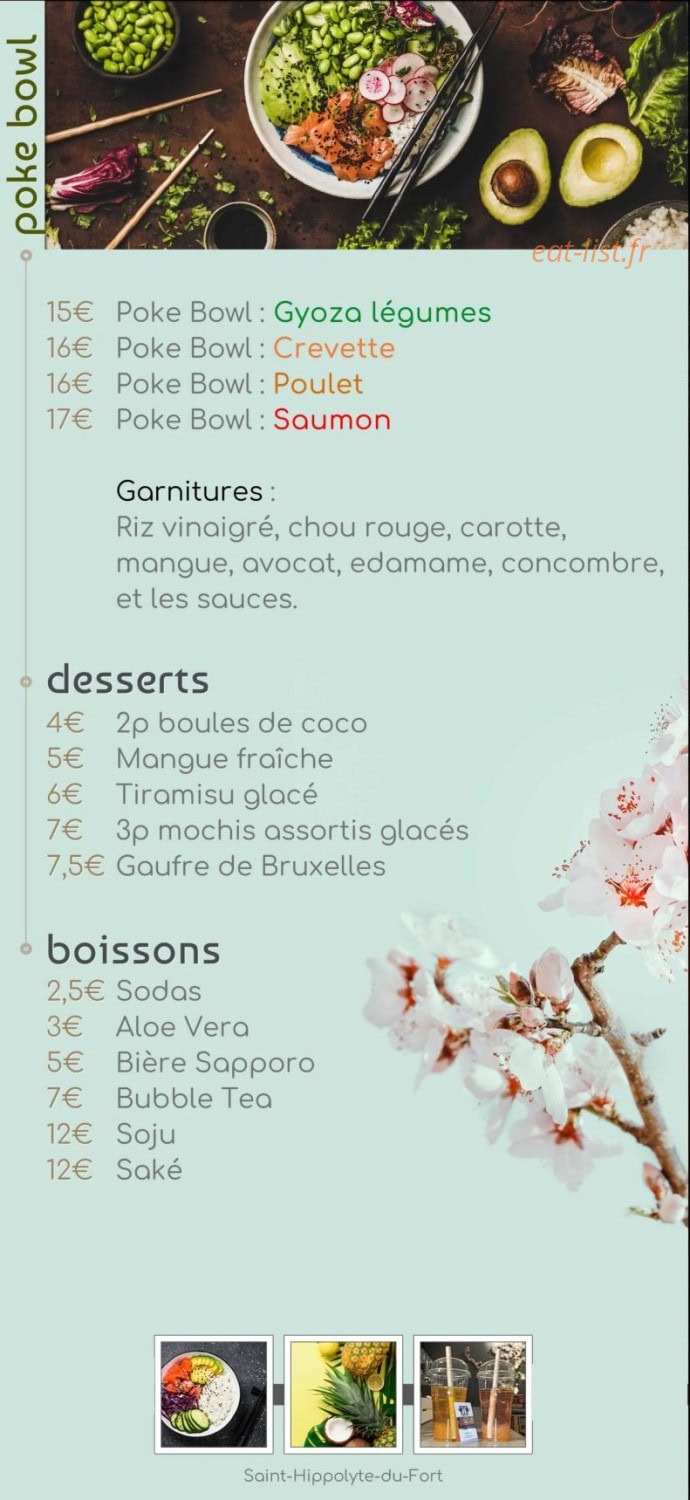 Hakeiju Sushi — carte page 5