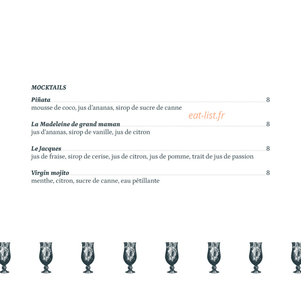 Chez Fernand — carte page 3