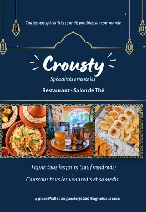 Crousty — carte page 1
