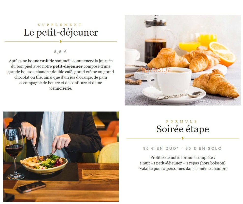 Hôtel Bar des Sports — carte page 1