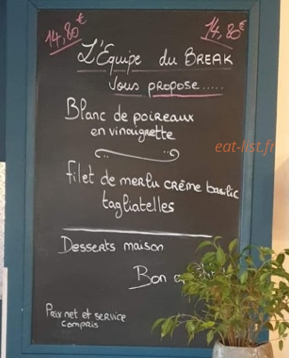 Le Break — carte page 1