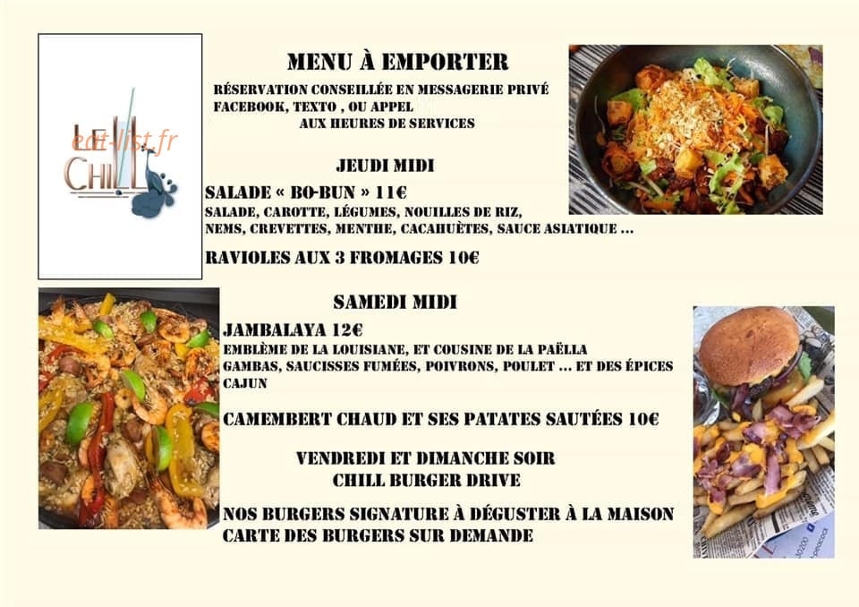 Le Chill — carte page 1
