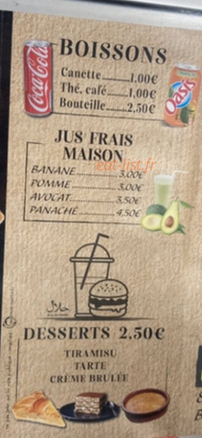 Le petit creux 30 — carte page 6