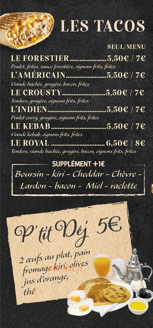 Le petit creux 30 — carte page 2