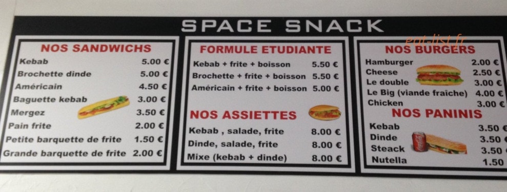Le space — carte page 1