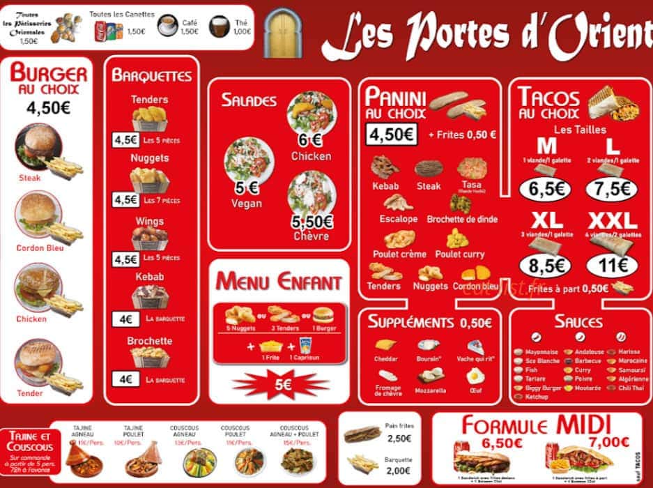 Les Portes d'orient — carte page 1