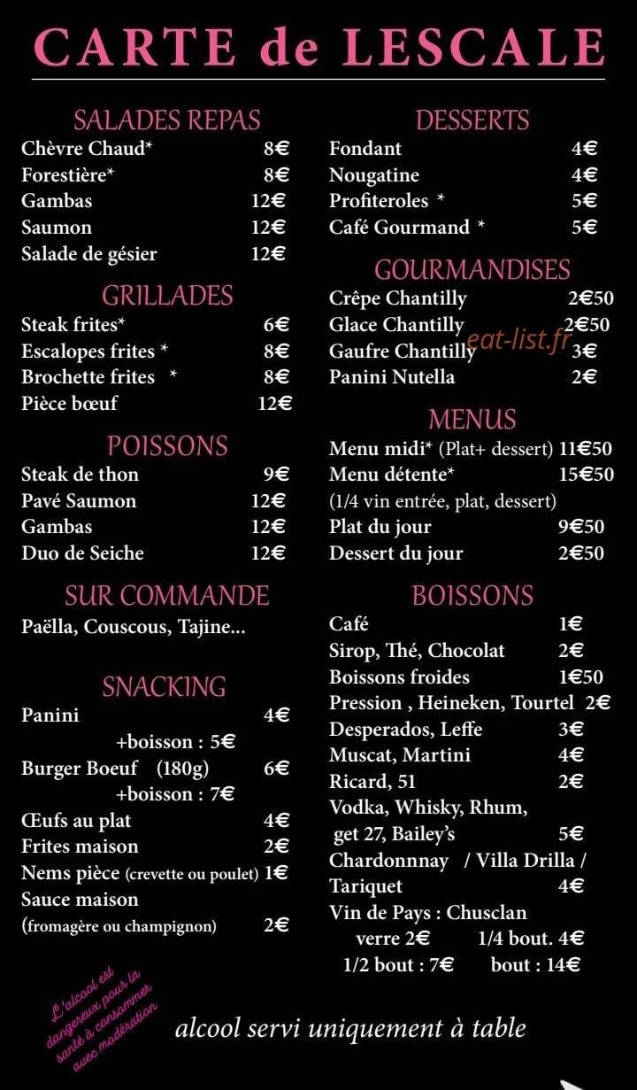 Lescale — carte page 1
