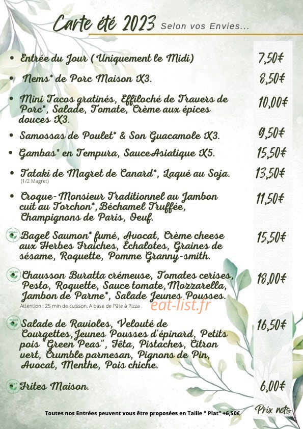M & Deliss — carte page 2