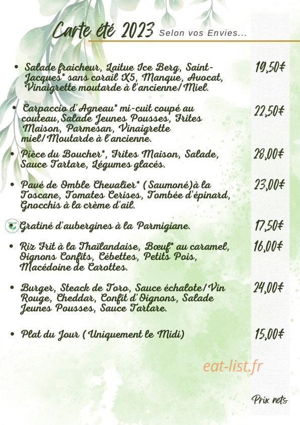 M & Deliss — carte page 3