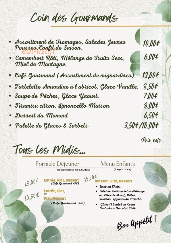 M & Deliss — carte page 4