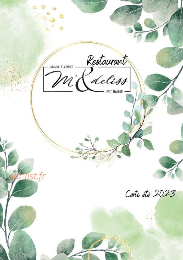 M & Deliss — carte page 1
