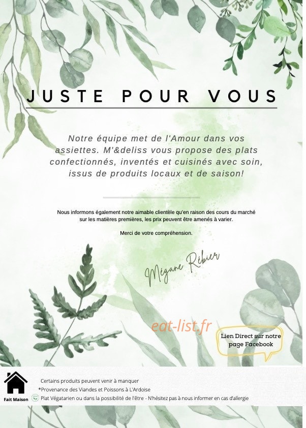 M & Deliss — carte page 5