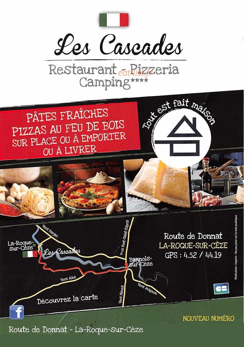 Les Cascades — carte page 4
