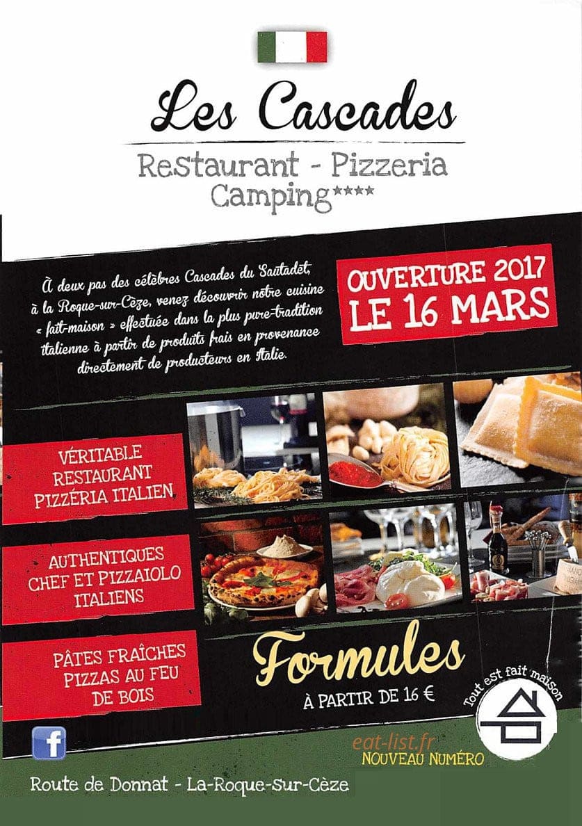 Les Cascades — carte page 1