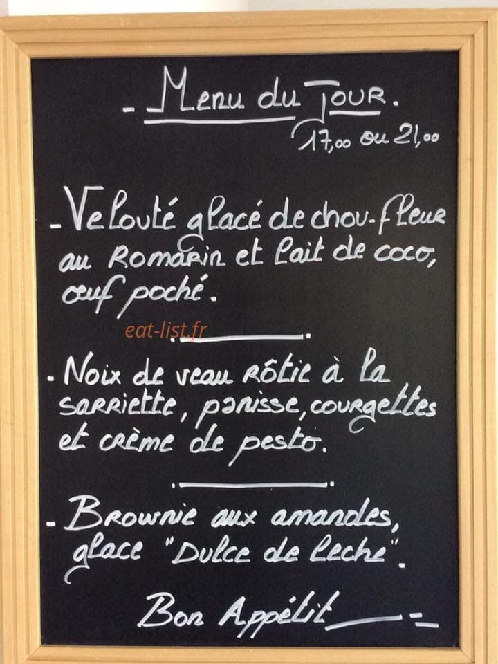 C'la vie — carte page 1