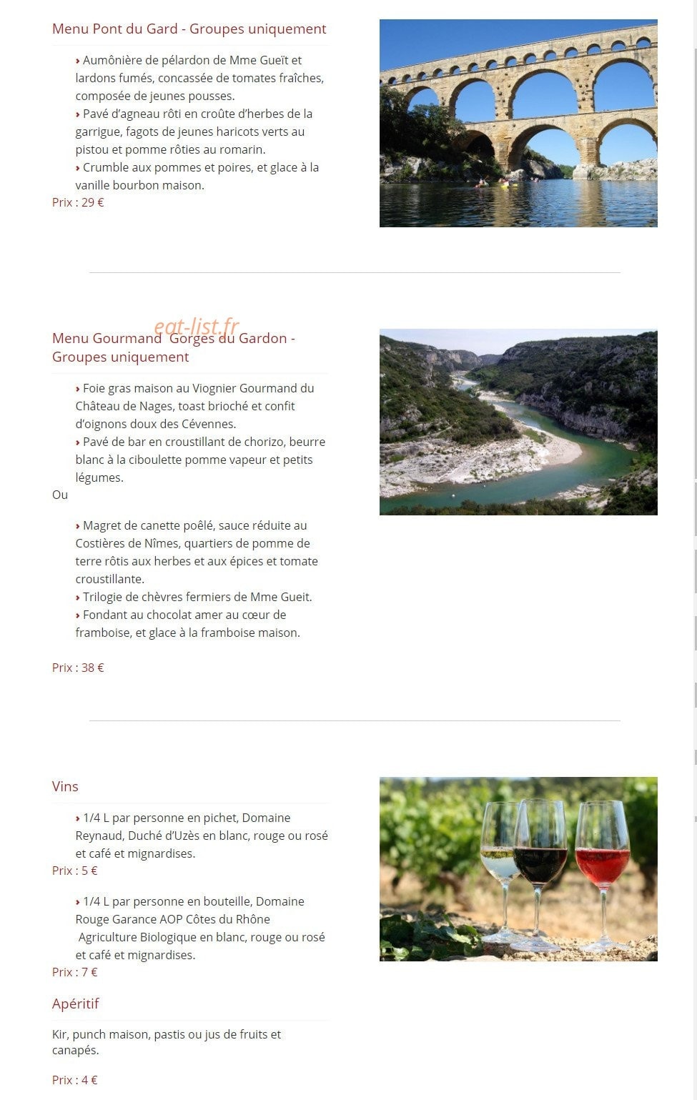 Le Gardon — carte page 2