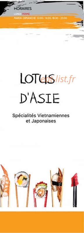 Lotus d'Asie — carte page 1