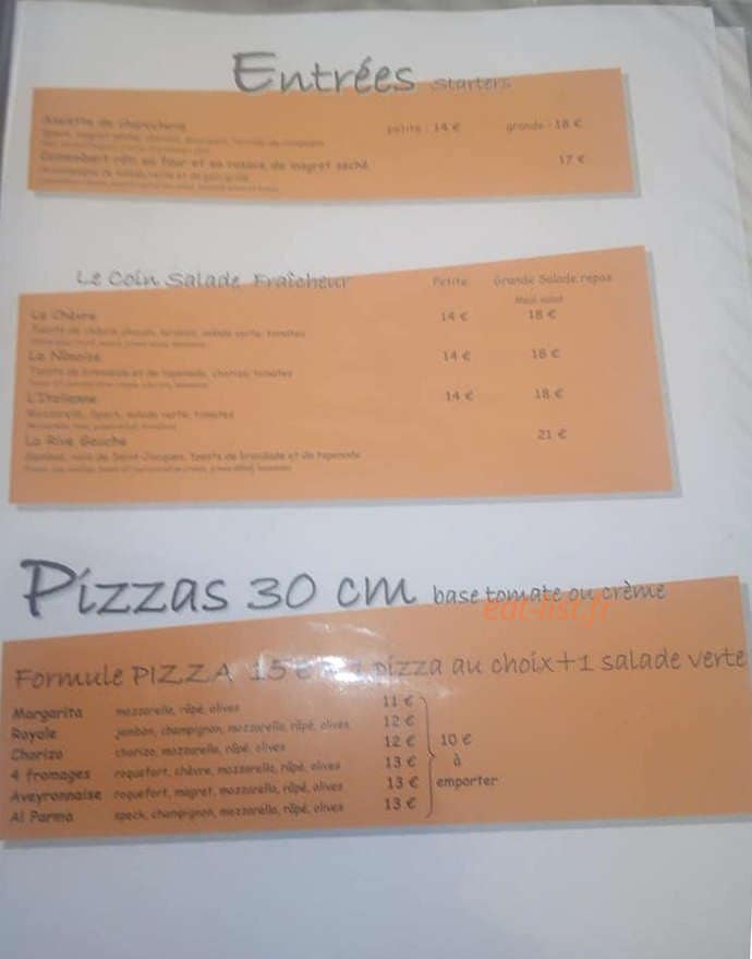 Le Rive Gauche — carte page 2