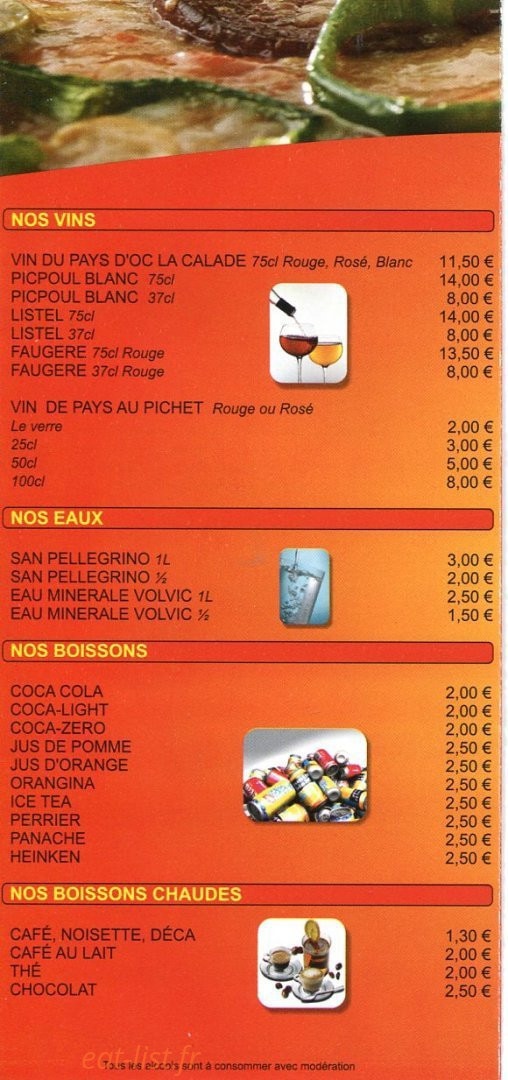Amigos pizza — carte page 5
