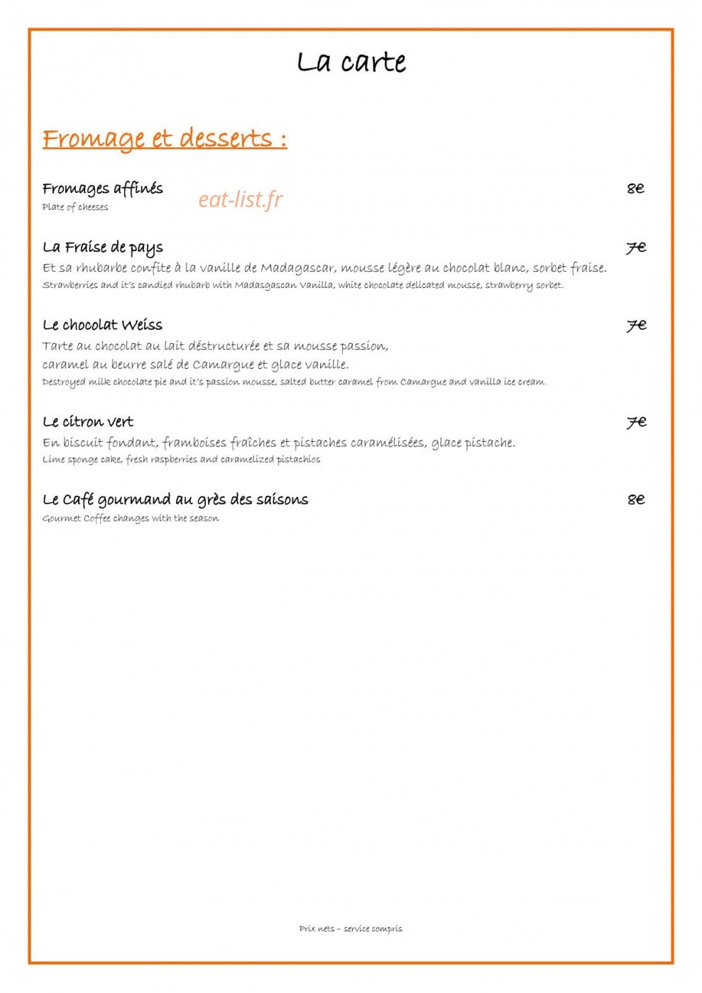 Aromatik — carte page 2