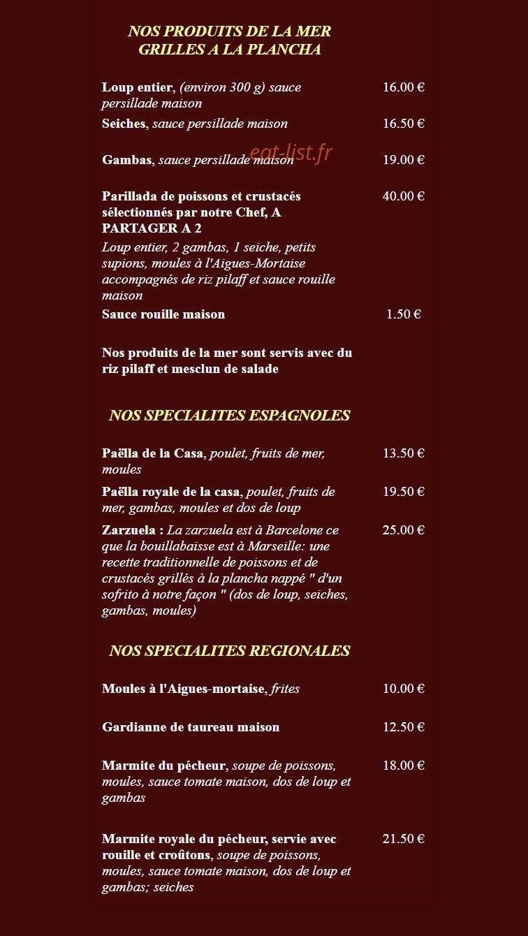 Casa Toro Luna — carte page 5