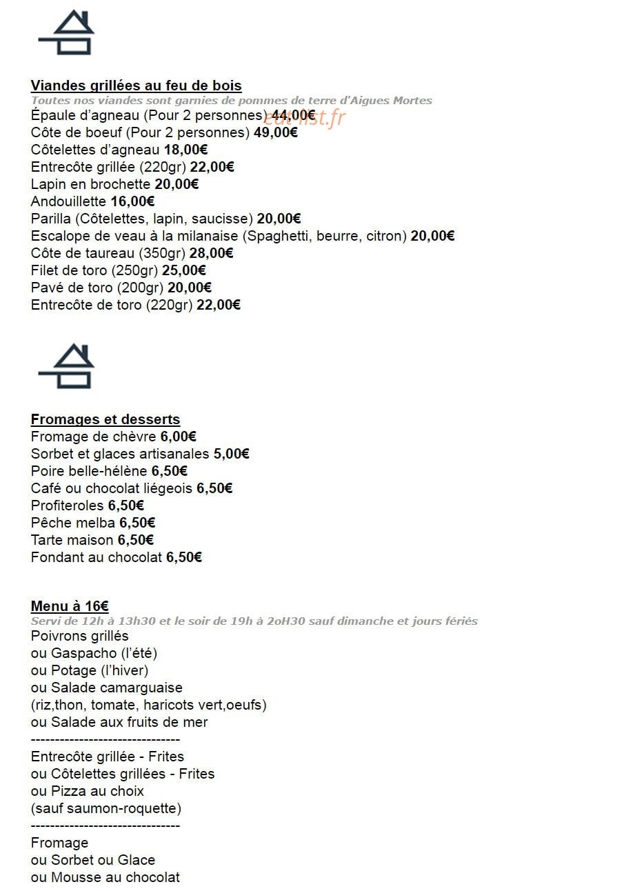 Chez Coco — carte page 2