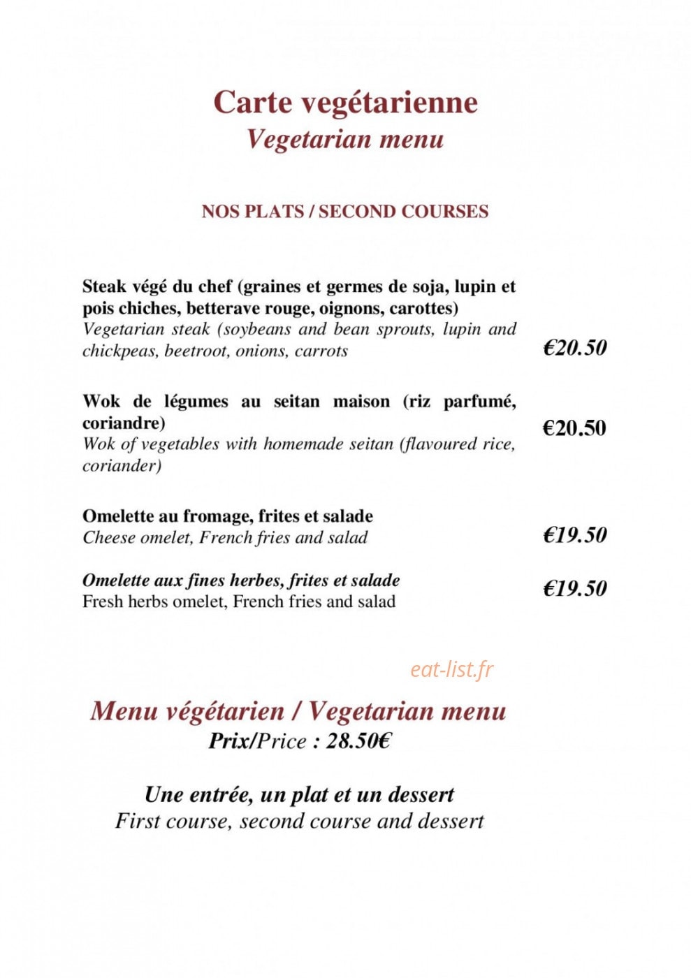 L'Oustau Camarguais — carte page 5