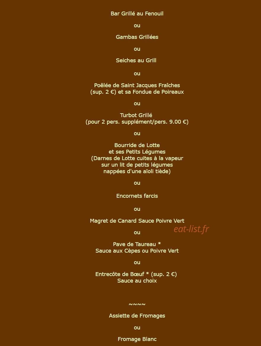 Le Café du Commerce — carte page 10