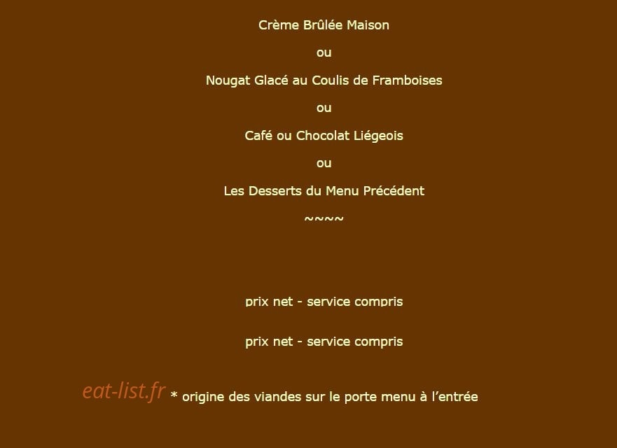 Le Café du Commerce — carte page 11
