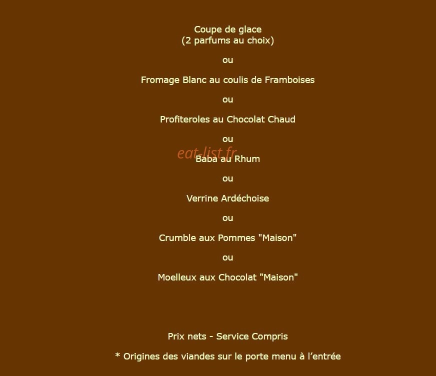 Le Café du Commerce — carte page 8