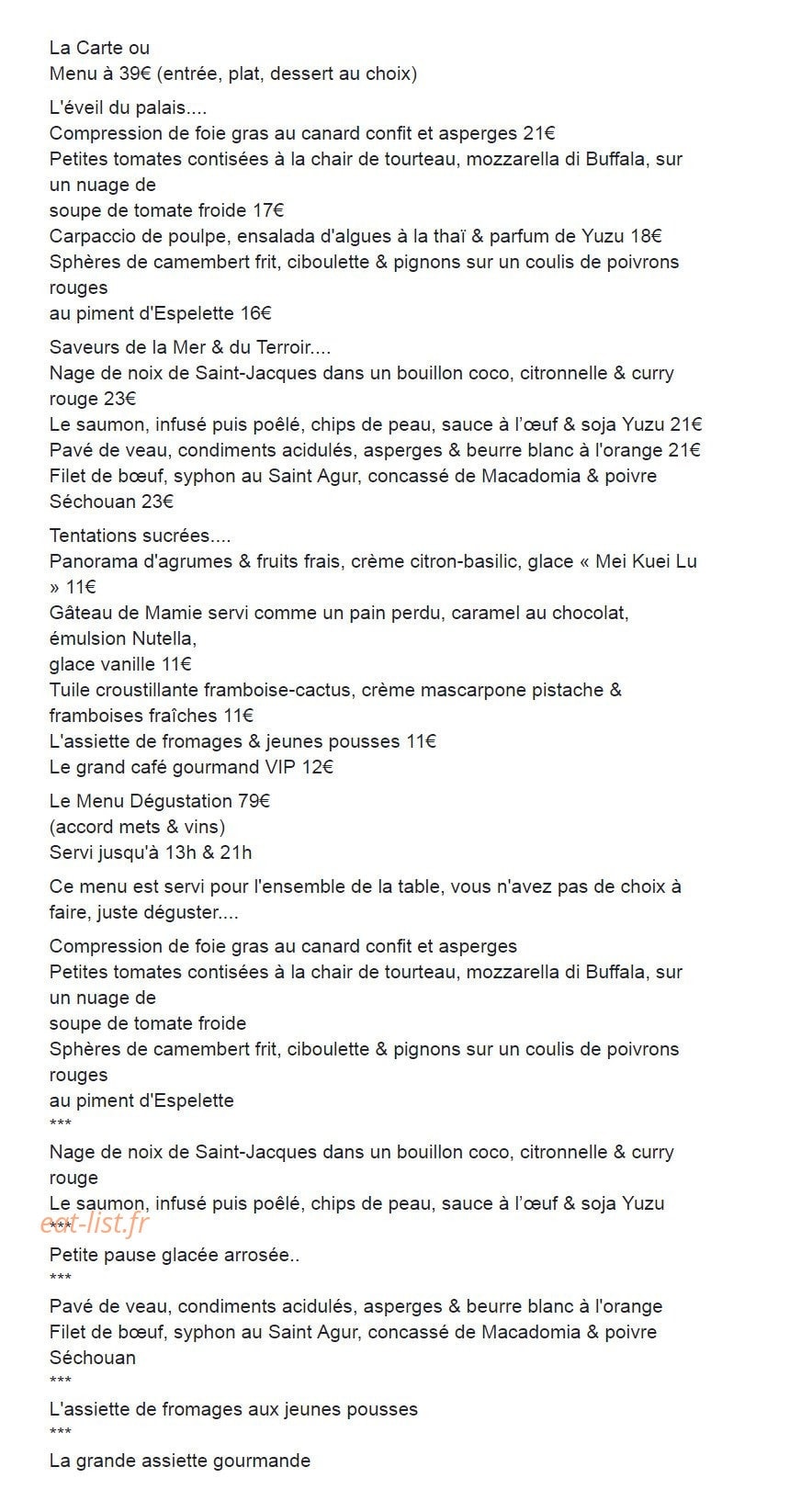 Le Patio'Né — carte page 1
