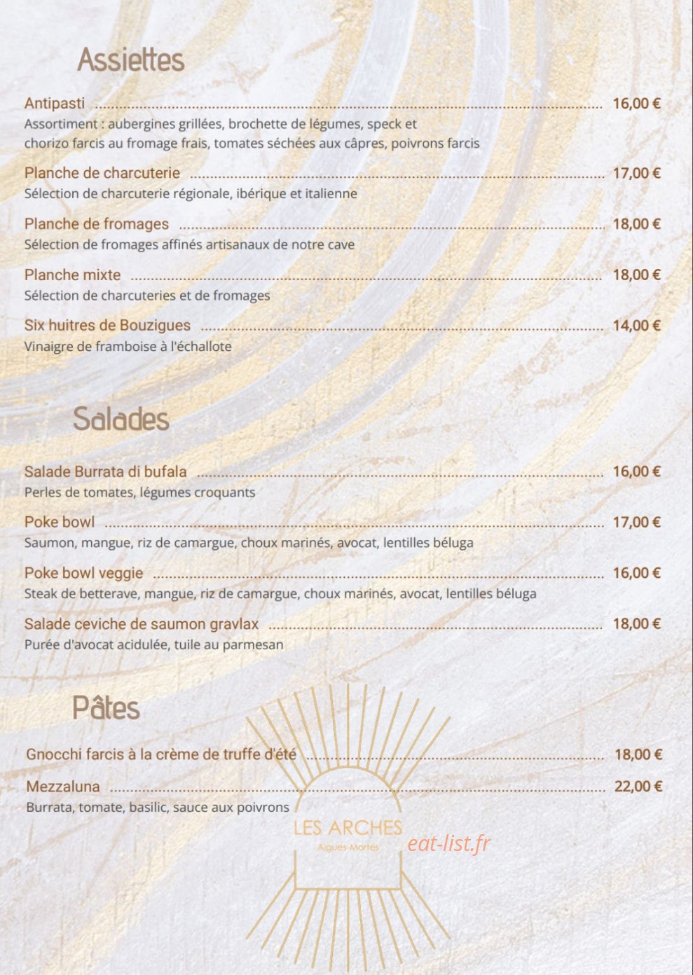 Les Arches — carte page 2