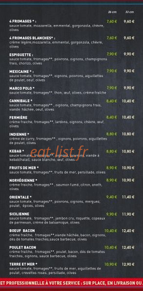 Pili pizza — carte page 3