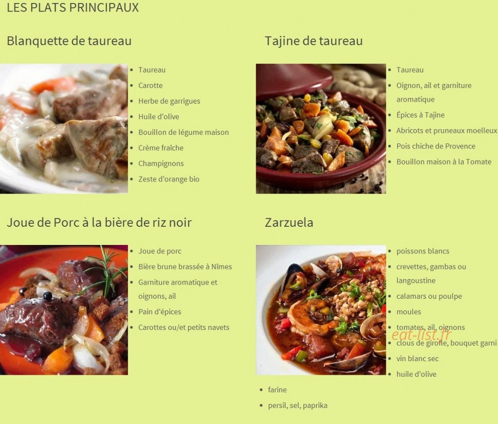 La Table à Rallonge — carte page 2