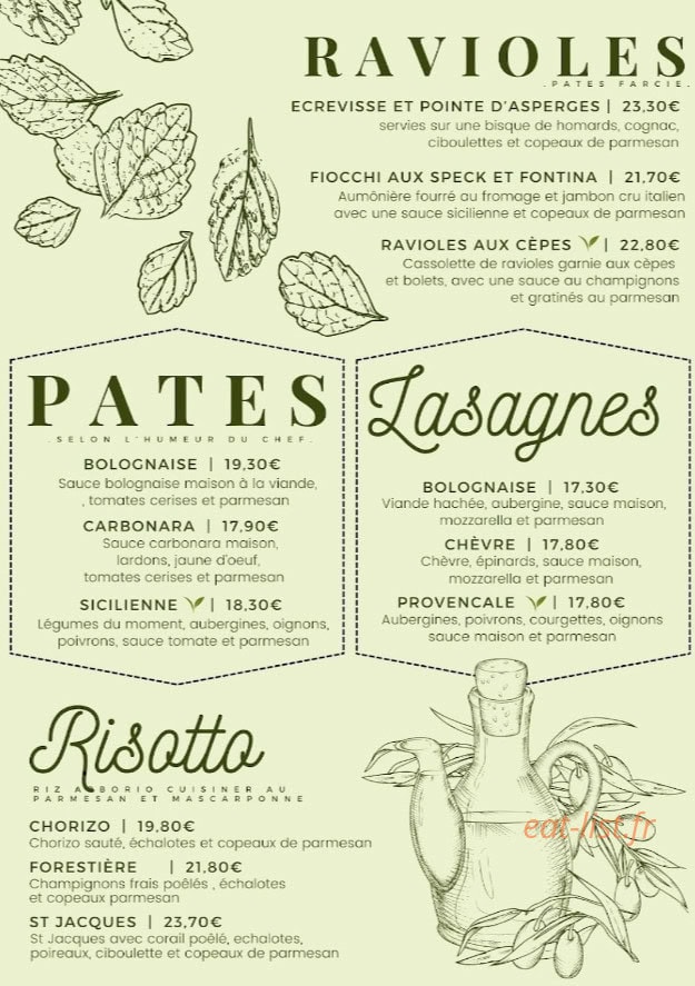 Chez Lola — carte page 4