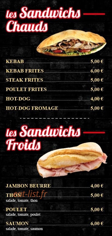 Go snack — carte page 2