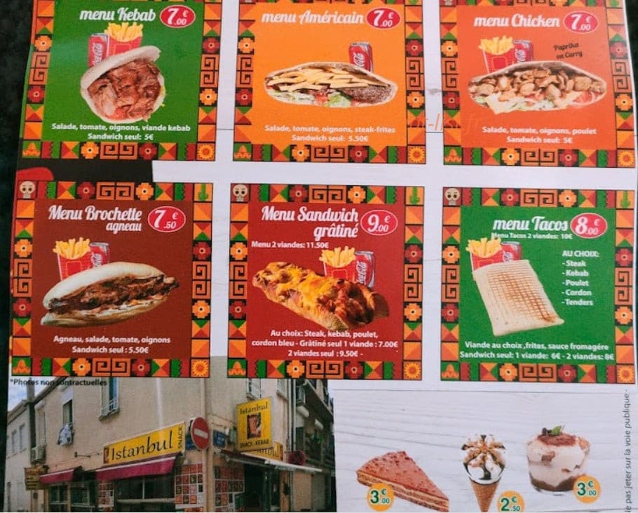 Istanbul Grill — carte page 2