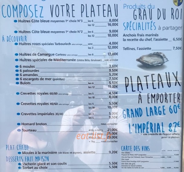 L'Aquarium — carte page 1