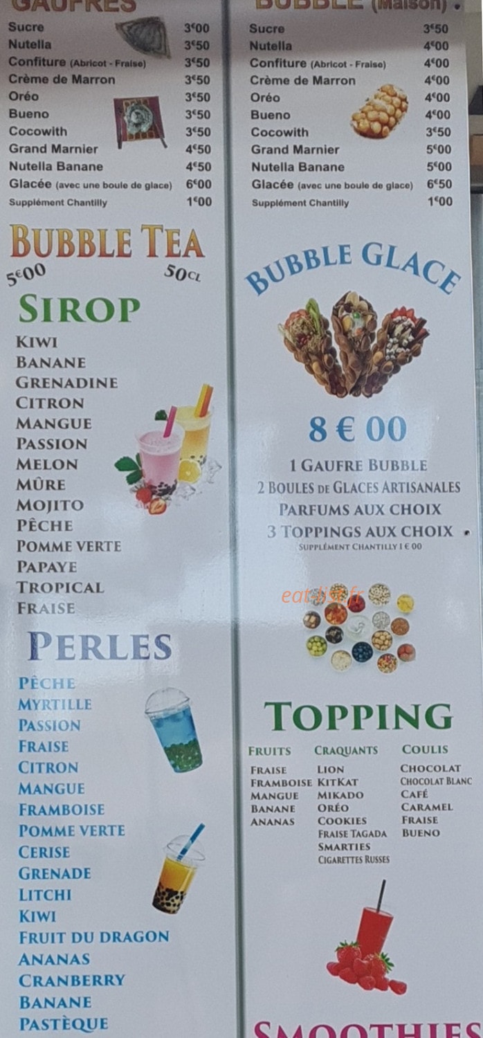 La Boutique Gourmande — carte page 2