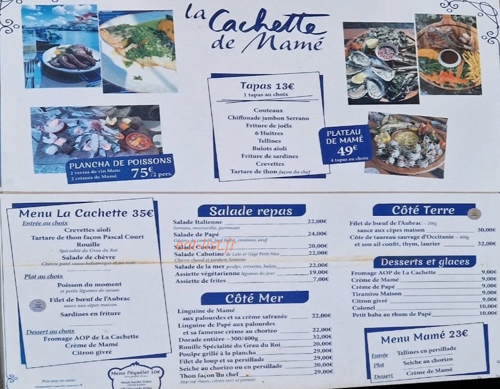La cachette de mamé — carte page 1