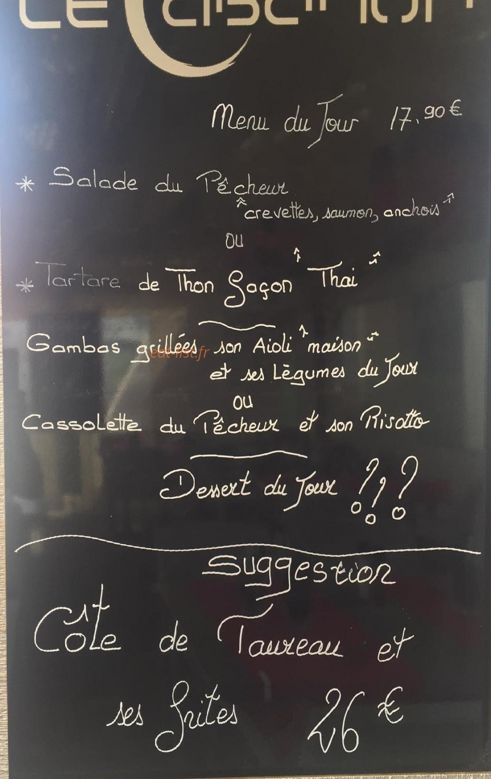 Le Cabanon — carte page 2