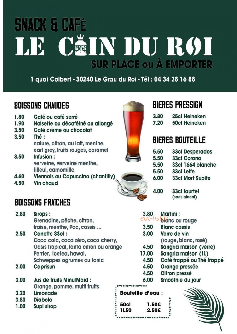 Le Coin du Roi — carte page 4