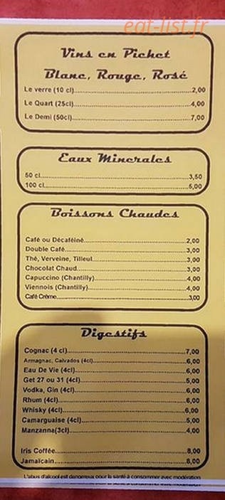 Le Côté Plage — carte page 5