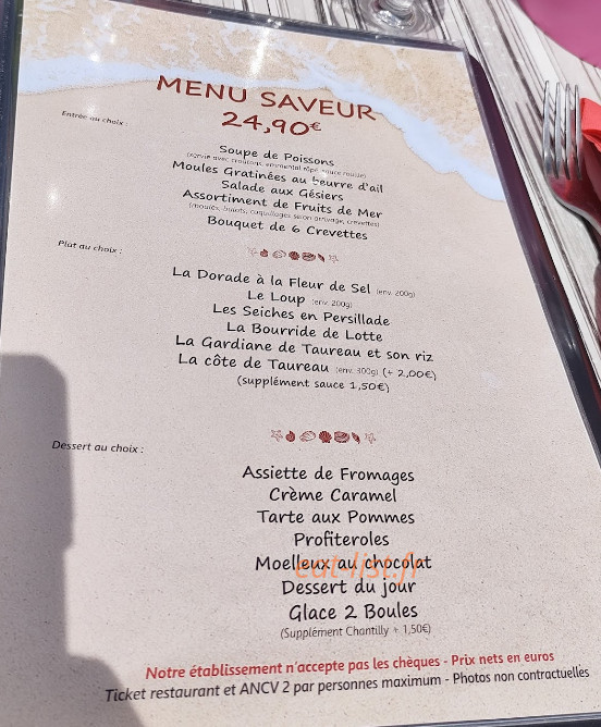 Le modern café — carte page 1