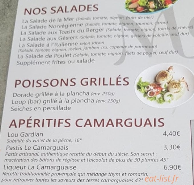 Le modern café — carte page 3