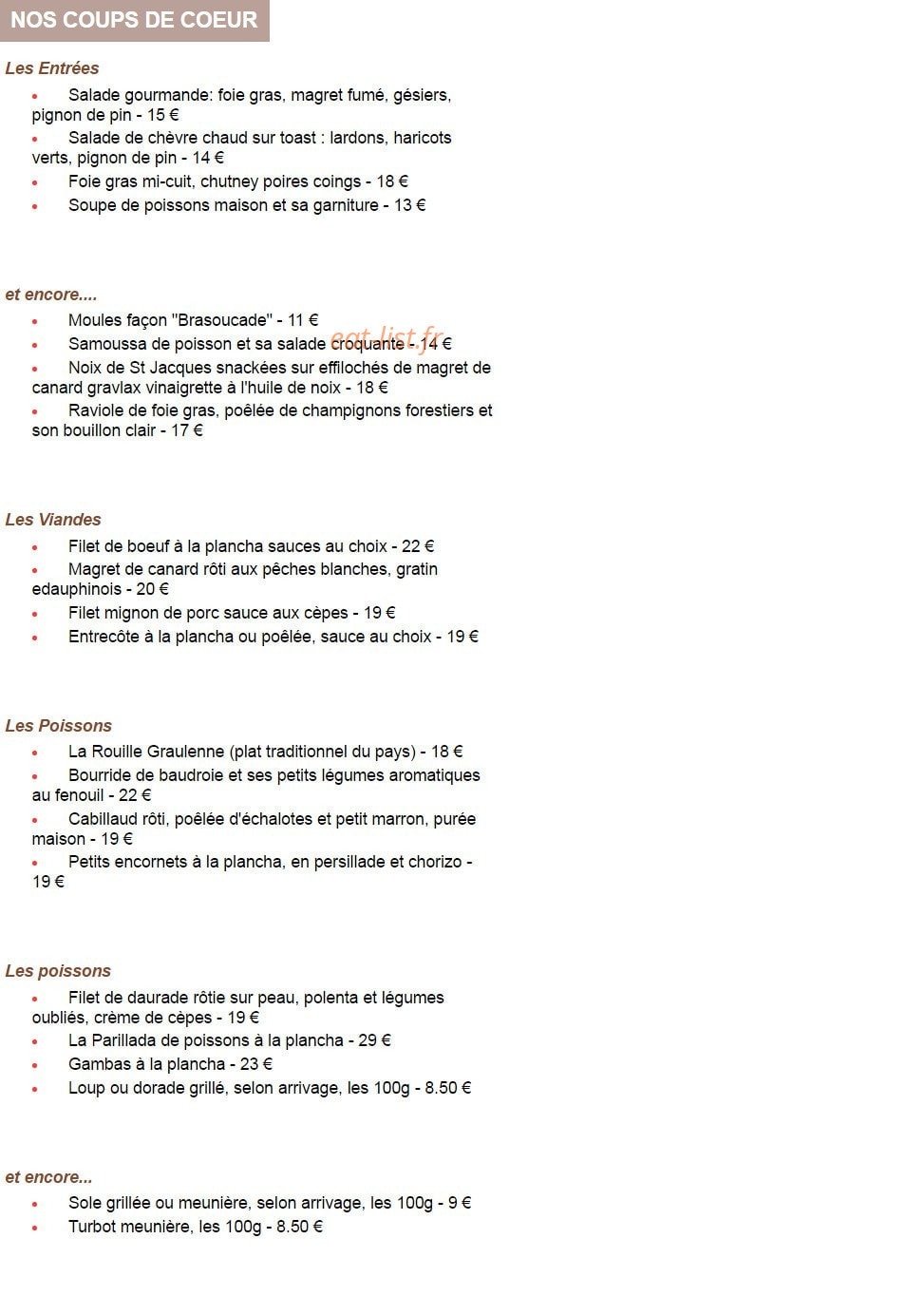 Le Palangre — carte page 1